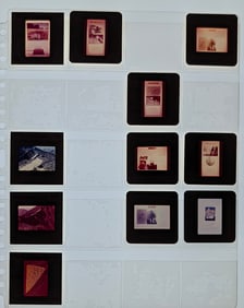 Unique Museal Set of Original 20th C. 35mm Art Slides PETER HUTCHINSON