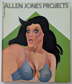 ALLEN JONES Projects Hand Corlor Drawing & Signed