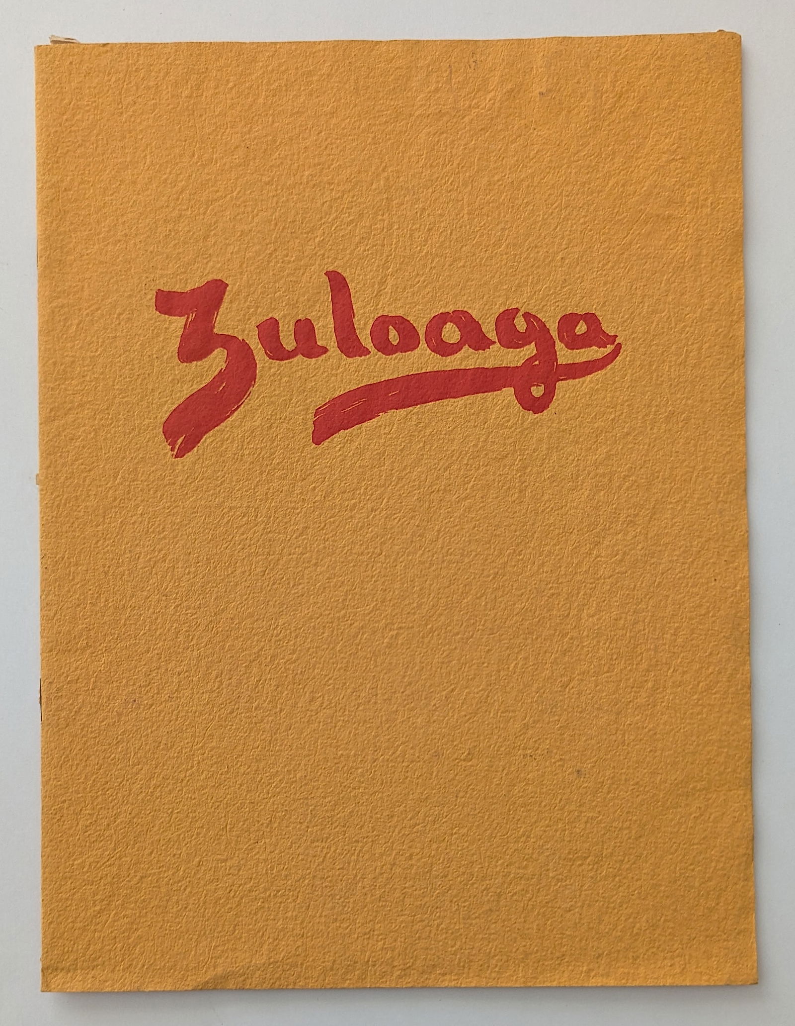 Scarce Original IGNACIO ZULOAGA EXHIBITION Catalog, 1925: From the estate of Mr. Ira Licht (1938–2023) — a distinguished art historian, curator, and museum director. Mr. Licht was educated at Columbia College, where he studied art history. He later serve