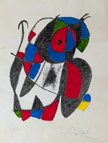 JOAN MIRO Lithographon Paper -From Book II