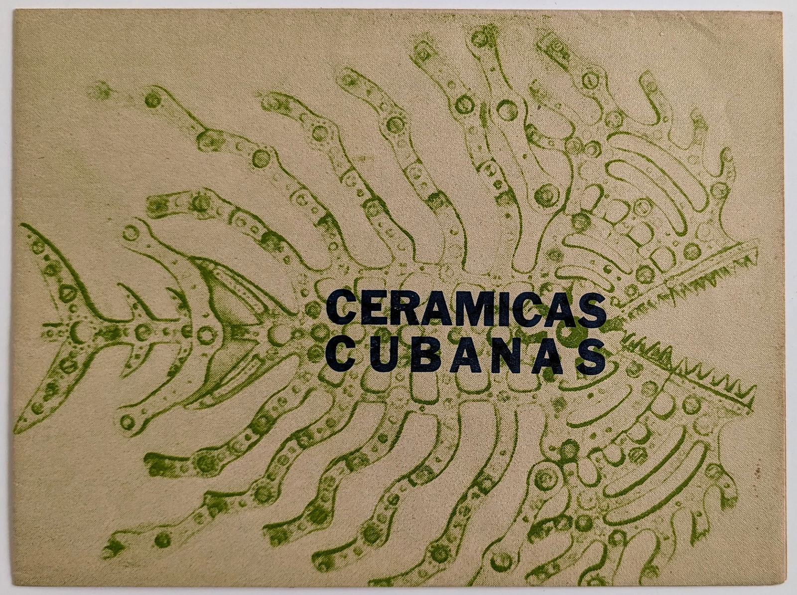 Vintage Ephemera Cuban Art CERAMICAS CUBANAS, 1973 Signed (1 of 5)