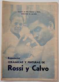 Vintage Ephemera Cuban Art Ceramicas y Pintura ROSSI y CALVO