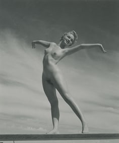 ANDRÉ DE DIENES Vintage Photo 1950s-1960s Nude Study