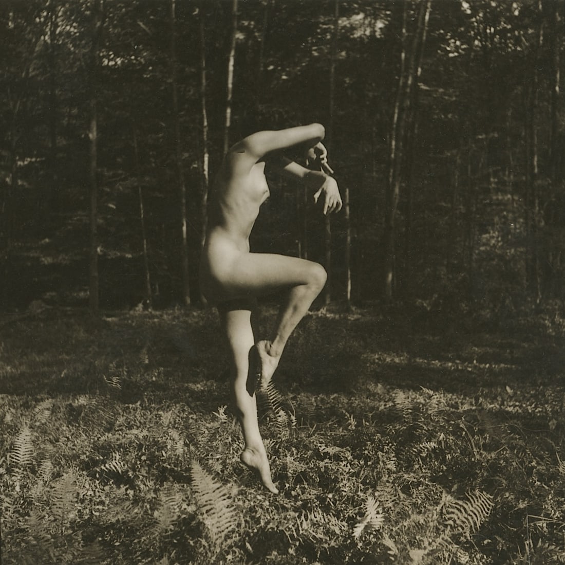 ANDRÉ DE DIENES Vintage Photo 1950s-1960s Nude Study: The provenance of this photo is from the estate/archives of notable photographer André de Dienes (Hungarian 1913 - 1986) in CA. André de Dienes is a well-known photographer, especially recognized fo