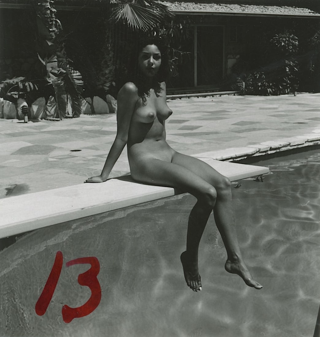 ANDRÉ DE DIENES Vintage Photo 1950s-1960s Nude Study: The provenance of this photo is from the estate/archives of notable photographer André de Dienes (Hungarian 1913 - 1986) in CA. André de Dienes is a well-known photographer, especially recognized fo