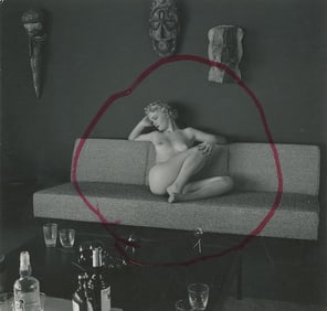 ANDRÉ DE DIENES Vintage Photo 1950s-1960s Nude Study