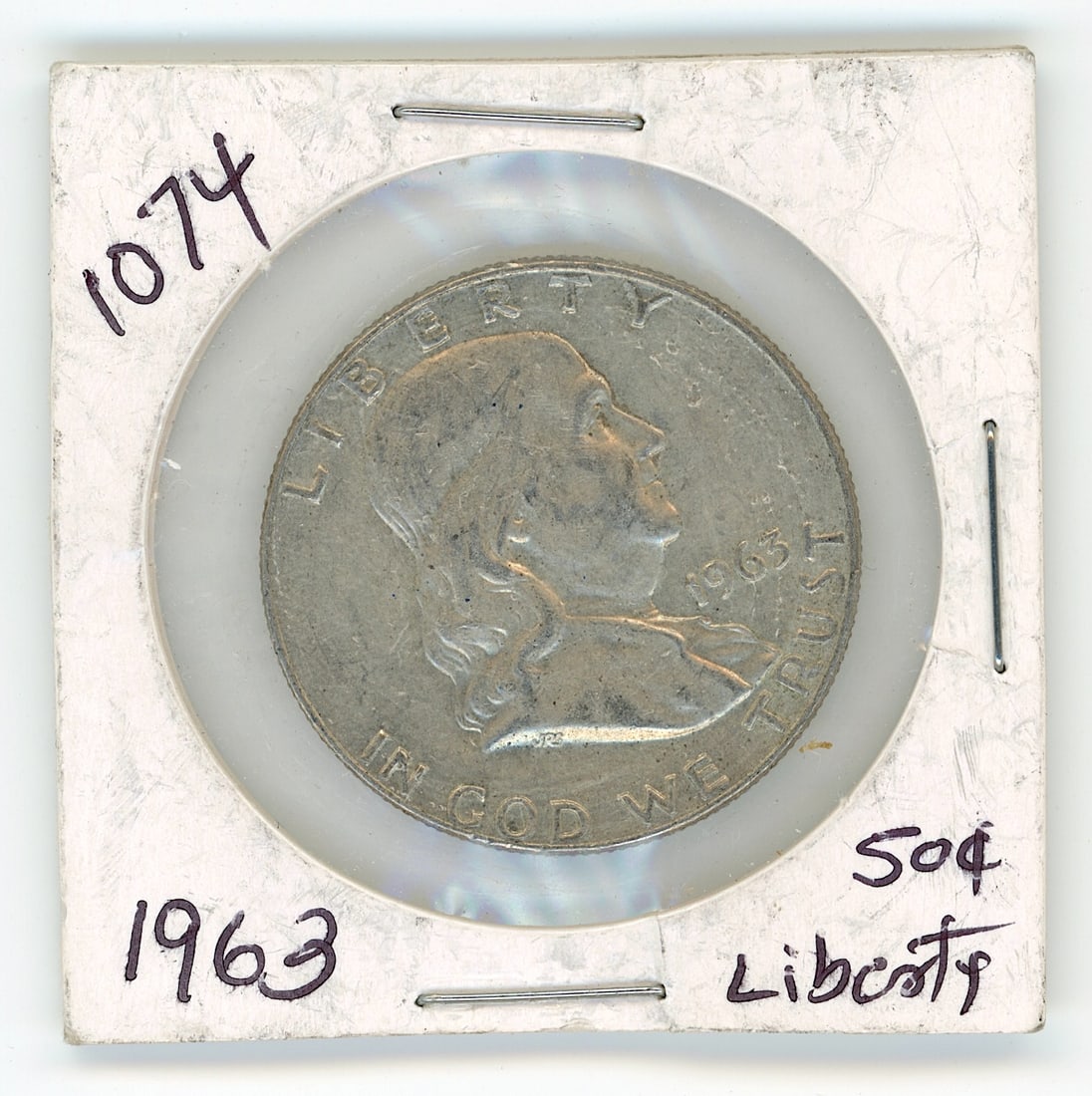 Collectible Silver Coin 50 Cents Franklin 1963: The provenance of this coin is from the estate of a deceased collector in South Florida. We have included quality images to show it's actual condition. This lot is located in Boca Raton, Fl and its sh