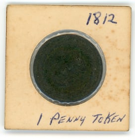 1812 U.S. Collectible 1 Penny Coin Token
