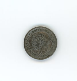 1929 Six Pences Great Brittain Silver Coin