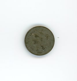 1866 U.S. Collectible Coin III Cents Nickel