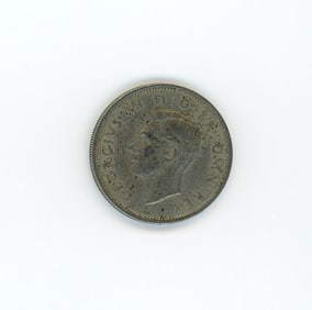 1950 Great Britain Silver Coin One Shilling