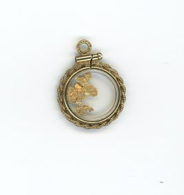 Vintage Shake Locket with High Karat Gold Nuggets