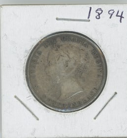 1894 Newfoundland 50 Cents Coin