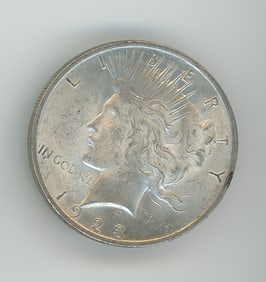 1923 U.S. Liberty Peace One Dollar Silver Coin