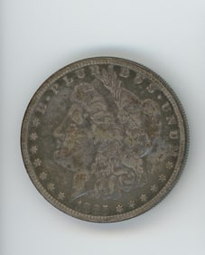 1885 U.S. One Dollar Morgan Silver Coin
