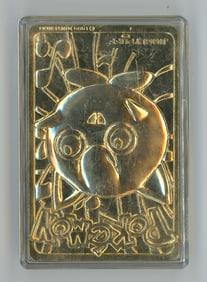 POKEMON Special Edition 23 Karat Gold Plated Trading Card Limite Edt.
