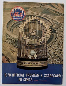 Mets 1970 Official Program and Score Card