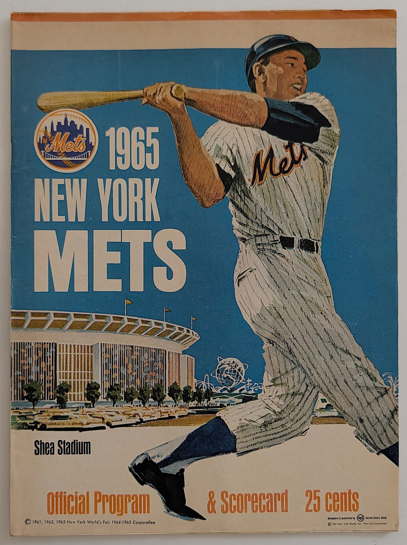 1965 New York Mets Official Program & Scorecard (1 of 4)