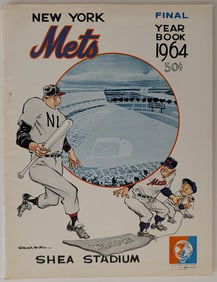 1965 N. Y. METS Official Program & Score Card
