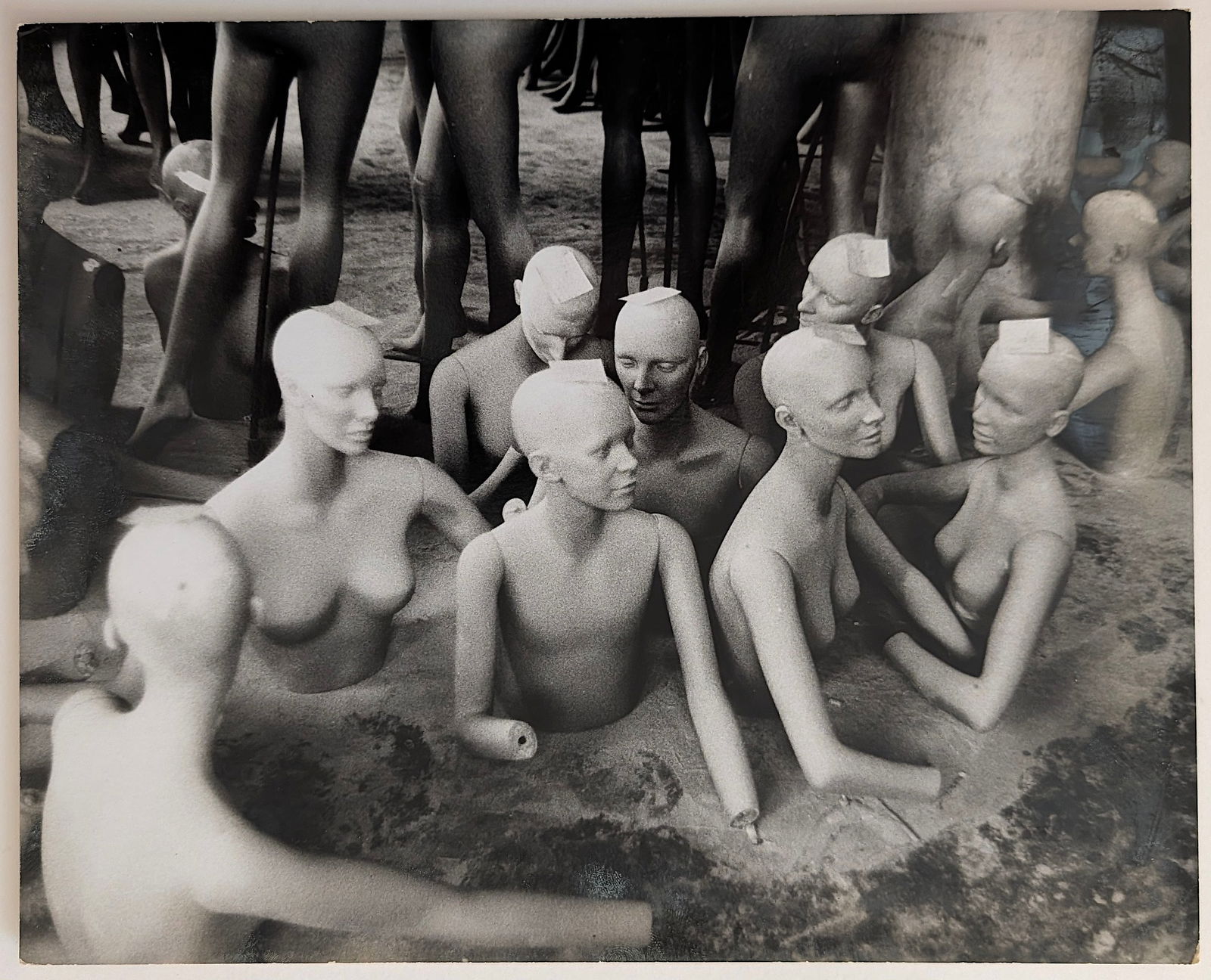 Authentic Vintage Photograph by HERB FLATOW N.Y. Serie Mannequins (1 of 2)
