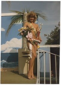 Pin Up Kodak Print Photo Naturalism Nude 3.5" x 5" Ca 1970s - 1990s