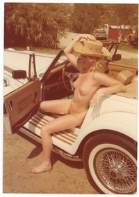 Pin Up Kodak Print Photo Naturalism Nude 3.5" x 5" Ca 1970s - 1990s