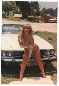 Pin Up Kodak Print Photo Naturalism Nude 3.5" x 5" Ca 1970s - 1990s