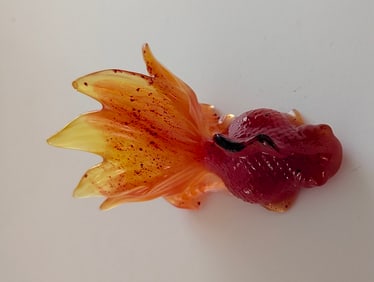 Amazing Handmade Coloful Resin Sculpture Figurine Signed