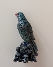 Amazing Handmade Coloful Resin Sculpture Figurine Signed