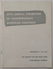 Vintage Art Ephemera CONTEMPORARY AMERICAN PAINTINGS, 1975