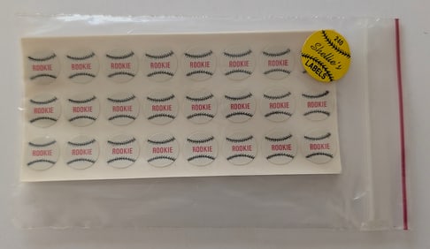 Scarce Vintage Set Baseball ROOKIE Shellie's Labels