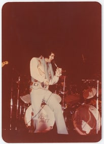 Scarce Original Vintage 1970s ELVIS PRESLEY Photo 3.5" x 5"
