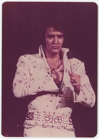 Scarce Original Vintage 1970s ELVIS PRESLEY Photo 3.5" x 5"