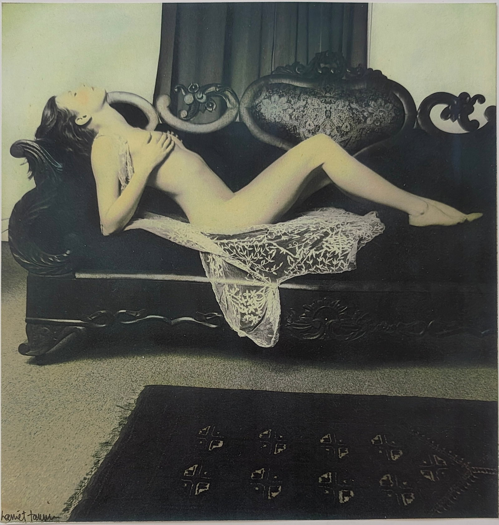 Original Signed Photo HARRIET TANNIN (1929-2009): Harriet Tannin, photographer, painter, sculptor, political activist, writer and lecturer was born April 26, 1929. She is best known for her modernist, pioneer work with woven photography and her non-o