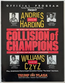CZYZ, BOBBY-CHARLES WILLIAMS OFFICIAL PROGRAM (1989)