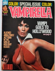 Vampirella Magazine #67 1977 Warren Barbra Leigh Photo Cover VAMPI
