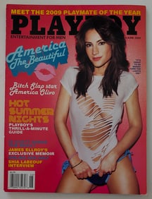 Playboy Magazine America Olivo June 2009