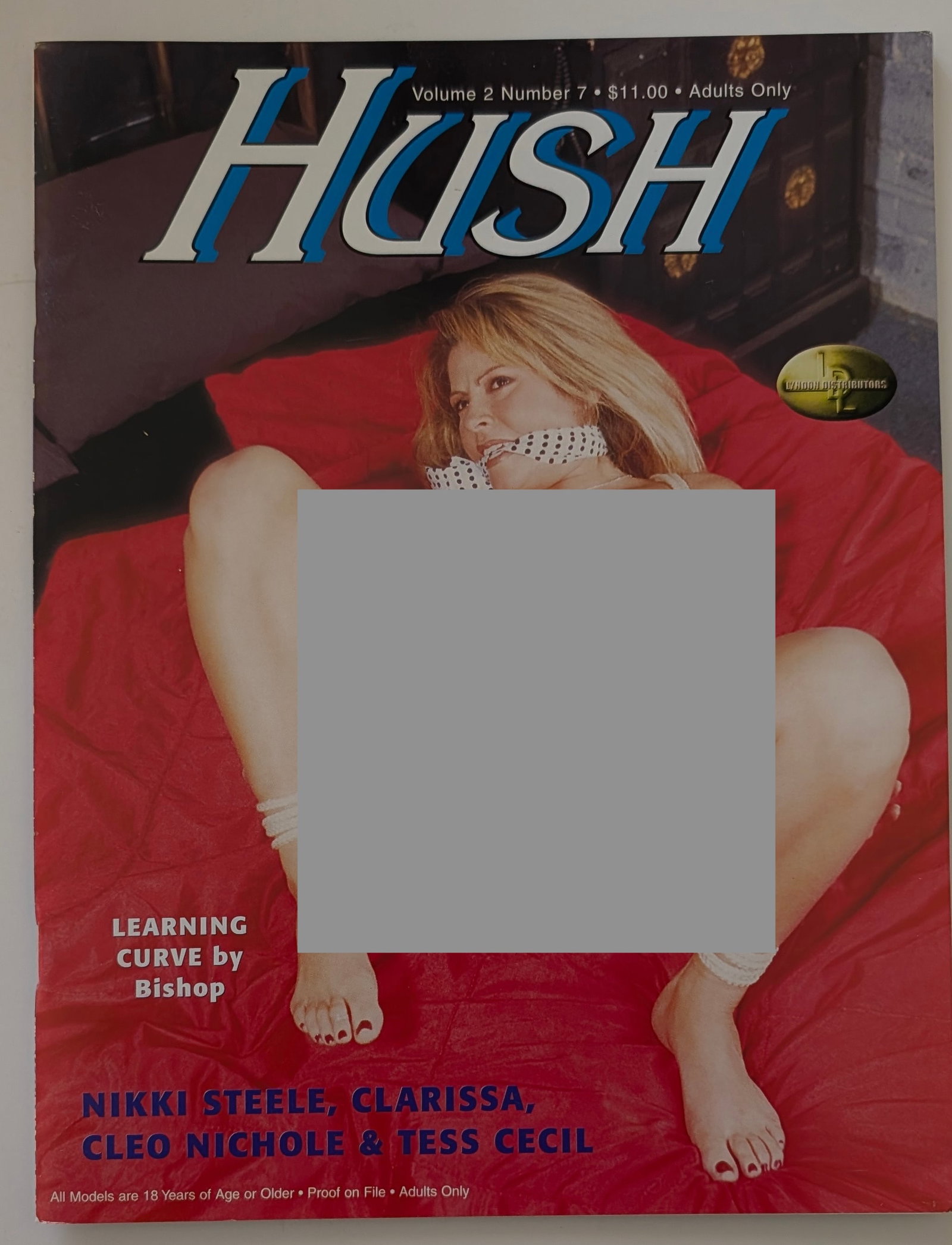 2003 -HUSH- BDSM/BONDAGE Men's HOM Nudie Magazine Vol 2 No 7: This lot is coming from the estate of a collector in RI. We have included quality images to show it's actual condition. This lot is located in Boca Raton, Fl and its shipment will be made directly by 