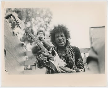 VintagePhoto JIMI HENDRIX San Francisco, "Golden Gate Park", CA Concert