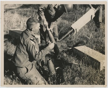 Vintage Photograph US Military Troops Korea / WW2 / Vietnam