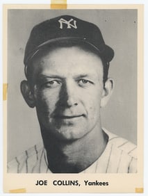 1955 1957 New York Yankees Joe Collins Picture Baseball Card