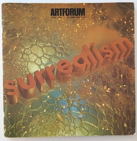 Sept. 1966  Artforum Magazine, which focuses on "Surrealism"