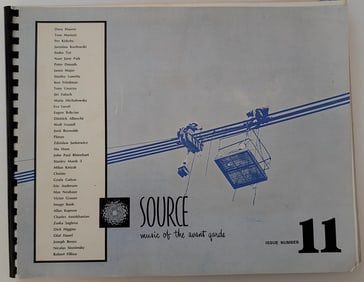 Source: Music of the Avant Garde ISSUE 11-  AUGUST, 1972