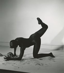 ANDRÉ DE DIENES Vintage Photo 1950s-1960s Nude Study    3.25" x 3"