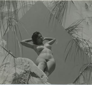 ANDRÉ DE DIENES Vintage Photo 1950s-1960s Nude Study