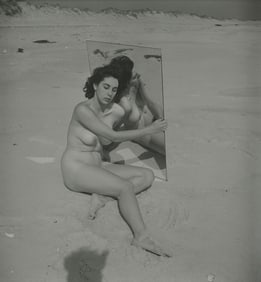 ANDRÉ DE DIENES Vintage Photo 1950s-1960s Nude Study