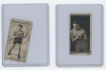 Set of 2 Pair Antique / Vintage Scarce Boxing Cards OPP!!