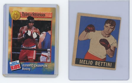 Set of 2 Pair Antique / Vintage Scarce Boxing Cards OPP!!