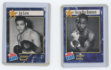 Set of 2 Pair Antique / Vintage Scarce Boxing Cards OPP!!