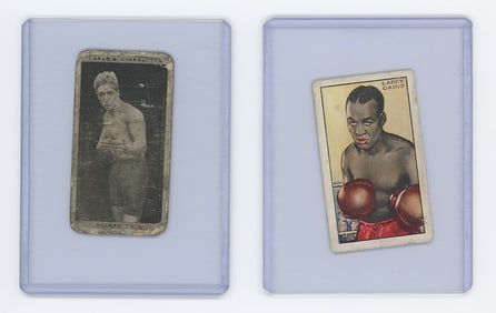 Set of 2 Pair Antique / Vintage Scarce Boxing Cards OPP!!